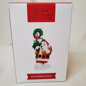 Hallmark Keepsake Ornament Club Polar Bear Santa Magic